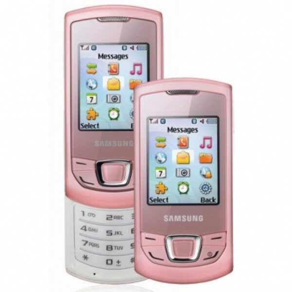 Samsung E2550 Kızaklı Telefon (Pembe)